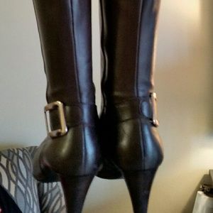 Tall heeled boots